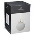 ATMOSPHERA - Luminaire Suspension Boule en Verre Blanc D 20 cm - vignette