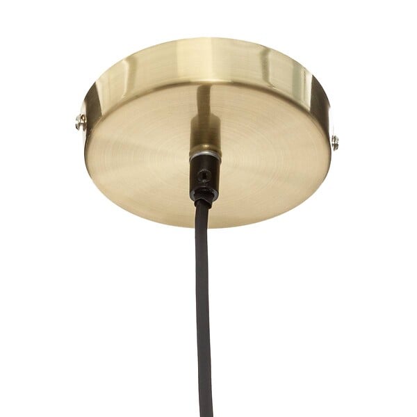 ATMOSPHERA - Luminaire Suspension Boule en Verre Blanc D 20 cm - large