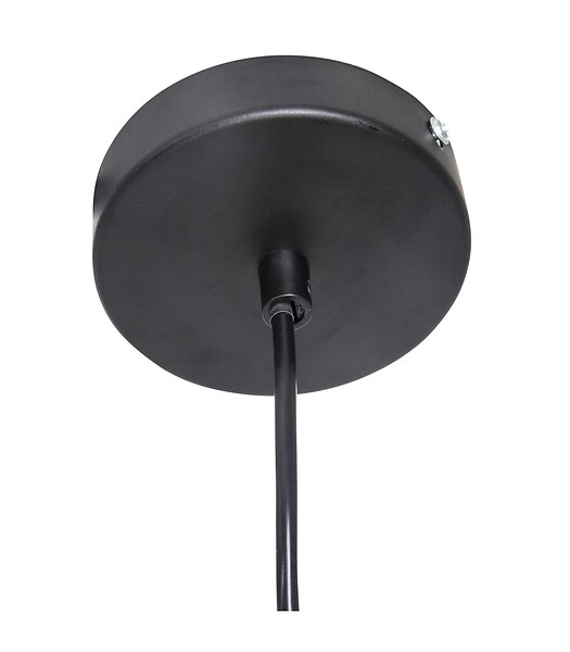 ATMOSPHERA - Luminaire Suspension en Métal filaire Noir D 19.5 cm - large