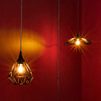 ATMOSPHERA - Luminaire Suspension en Métal filaire Noir D 19 cm - vignette
