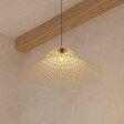 ATMOSPHERA - Grande Luminaire Suspension en Bambou naturel D 76 cm - vignette