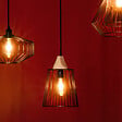 ATMOSPHERA - Luminaire Suspension en Métal filaire Noir D 23 cm - vignette