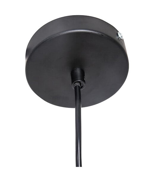 ATMOSPHERA - Luminaire Suspension Corde D 29 cm Noir - large