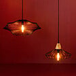 ATMOSPHERA - Luminaire Suspension en Métal filaire Noir D 38 cm - vignette