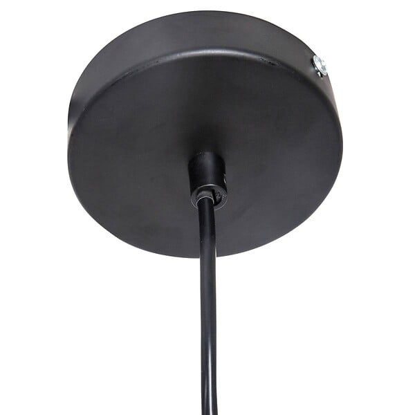 ATMOSPHERA - Luminaire Suspension en Métal filaire Noir D 30.5 cm - large