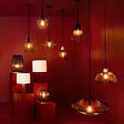 ATMOSPHERA - Luminaire Suspension en Métal filaire Noir D 30.5 cm - vignette