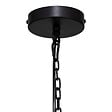 ATMOSPHERA - Luminaire Suspension en Métal Noir et Bois D 23 cm - vignette