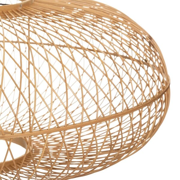 ATMOSPHERA - Luminaire Suspension en Bambou D 60 cm - large