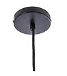 ATMOSPHERA - Luminaire Suspension en Métal aspect vieilli et Bois de Manguier D 57 cm - vignette