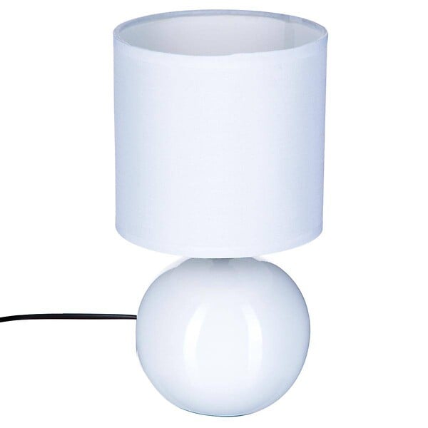 ATMOSPHERA - Lampe en Céramique Pied Boule Blanc - large