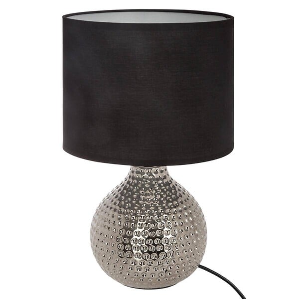 ATMOSPHERA - Lampe à poser en céramique martelée H 38 cm - large