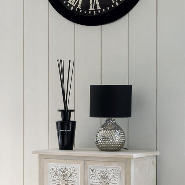 ATMOSPHERA - Lampe à poser en céramique martelée H 38 cm - large