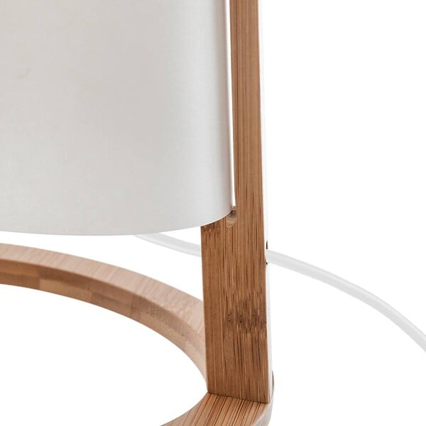 ATMOSPHERA - Lampe à poser en Bambou H 26 cm - large