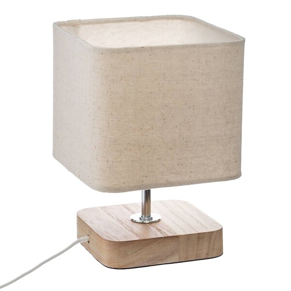 ATMOSPHERA - Lampe à poser en Bois de Pin H 21 cm - large