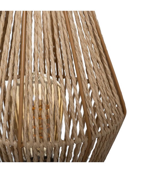 ATMOSPHERA - Lampe à poser Corde Nature H 32 cm - large