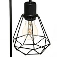 ATMOSPHERA - Lampe à poser en Métal filaire Noir H 46 cm - vignette