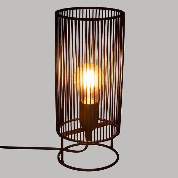 ATMOSPHERA - Lampe à poser en Métal Noir H 30 cm - large