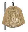 ATMOSPHERA - Lampadaire pied en métal noir et abat-jour Beige H 150 cm - vignette