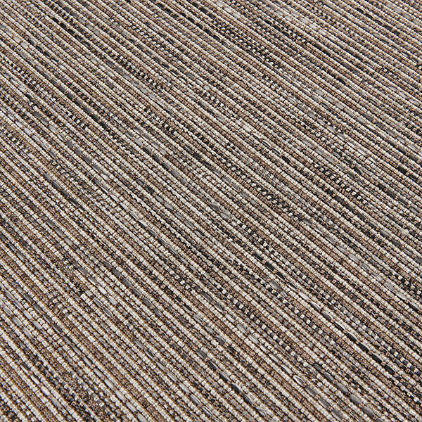 OVIALA - Tapis rectangulaire en polypropylène 120x160 cm terre - Oda - large