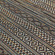 OVIALA - Tapis rectangulaire en polypropylène 160x230 cm noir - Urda - vignette