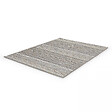 OVIALA - Tapis rectangulaire en polypropylène 200x290 cm gris - Urda - vignette