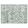 OVIALA - Tapis d'extérieur en polypropylène 120 x 170 cm vert - Kano - vignette