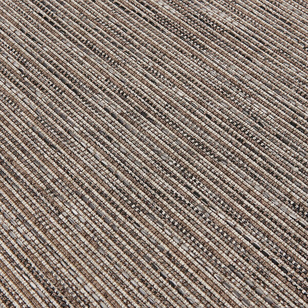 OVIALA - Tapis rectangulaire en polypropylène 160x230 cm terre - Oda - large