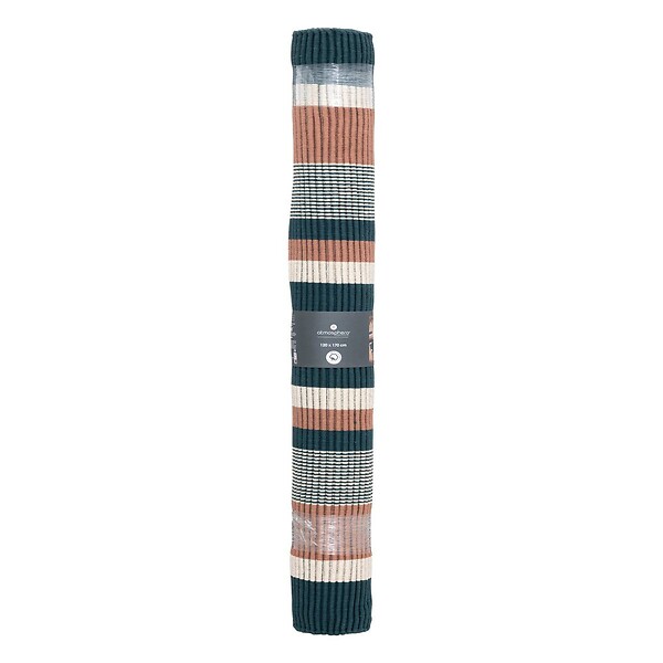 ATMOSPHERA - Tapis décoratif en Coton cannelé Multicolore 120 x170 cm - large