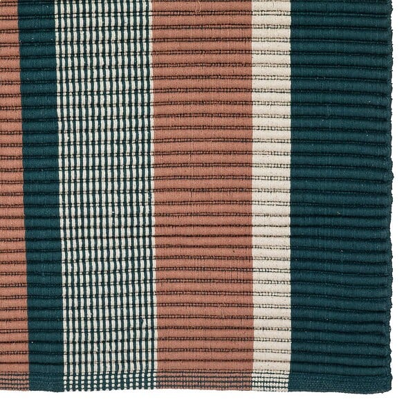 ATMOSPHERA - Tapis décoratif en Coton cannelé Multicolore 120 x170 cm - large
