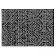 OVIALA - Tapis d'extérieur en polypropylène 120 x 170 cm noir - Kano - vignette