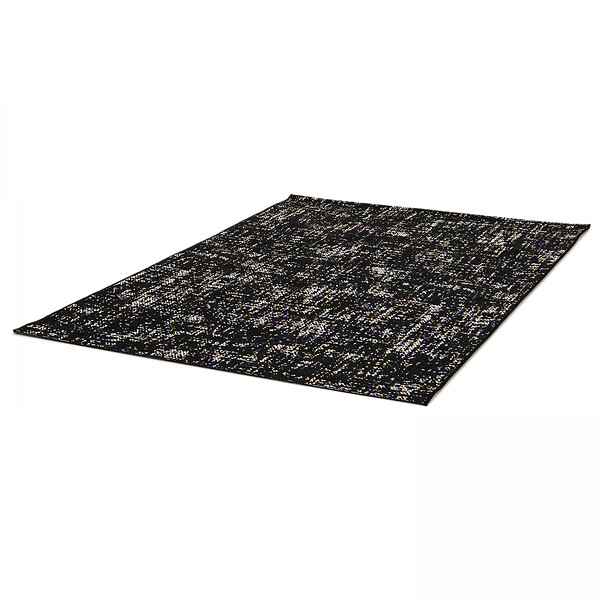 OVIALA - Tapis d'extérieur en polypropylène 120 x 170 cm noir  - Hella - large