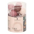 ATMOSPHERA - Guirlande décorative à piles 16 LED Boules en Coton D 3,5 x L 255 cm - Multicolore - vignette