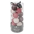 ATMOSPHERA - Guirlande décorative lumineuse 20 LED Boules en Coton D 6 x L 435 cm - Multicolore - vignette