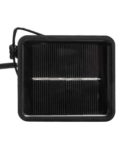 ATMOSPHERA - Guirlande Lumineuse Solaire façon guinguette 10 Ampoules transparentes LED Blanc chaud sur 5 mètres - large