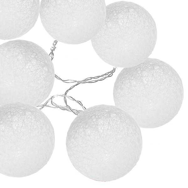 ATMOSPHERA - Guirlande Lumineuse Solaire 10 Boules LED sur 3.35 mètres - large
