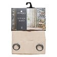 ATMOSPHERA - Voilage à œillets en polyester et coton Beige lin 135 x 240 cm - vignette