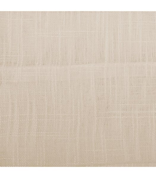 ATMOSPHERA - Voilage à œillets Beige Lin aspect satiné 140 x 240 cm - large