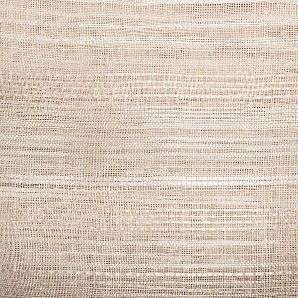 ATMOSPHERA - Voilage à œillets Beige Lin tissage à rayures 140 x 240 cm - large