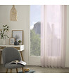 ATMOSPHERA - Voilage à œillets Rose 135 x 240 cm - vignette