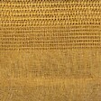 ATMOSPHERA - Voilage à œillets Ocre effet lin avec motifs ajourés 140 x 240 cm - vignette