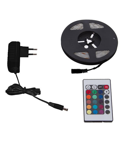 ATMOSPHERA - Ruban LED à variation de couleurs 90 LED sur 3M avec Télécommande - large