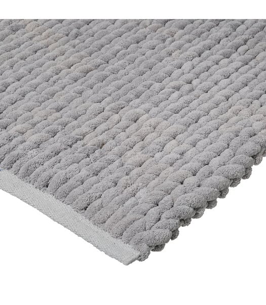 5 FIVE SIMPLY SMART - Tapis de Salle de Bain épais Uni Gris 50 x 75 cm - large