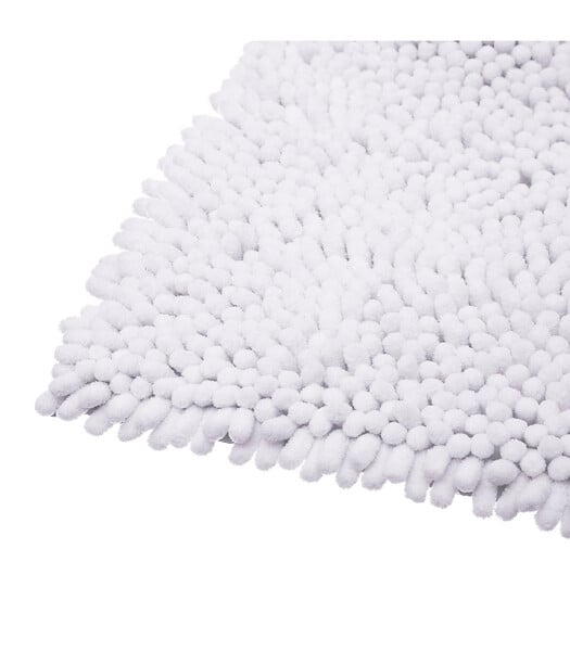 5 FIVE SIMPLY SMART - Tapis de Salle de bain Blanc chenille maxi confort 50 x 80 cm - large