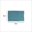 5 FIVE SIMPLY SMART - Tapis de Salle de bain Bleu Artic chenille 50 x 80 cm - vignette