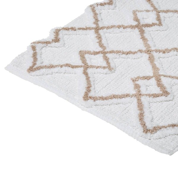 5 FIVE SIMPLY SMART - Tapis de salle de bain en Coton Taupe 50 x 75 cm - large