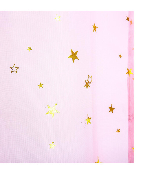 ATMOSPHERA - Rideau Voilage motifs Étoiles Or 140 x 250 cm déco enfant - large