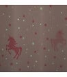 ATMOSPHERA - Rideau occultant Rose avec Licornes phosphorescentes 140 x 250 cm - vignette