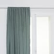 ATMOSPHERA - Rideau en Coton Nid d'abeille Vert Céladon 130 x 260 cm - vignette