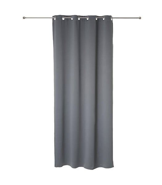 ATMOSPHERA - Rideau à œillets Occultant Gris Clair 140 x 260 cm - large