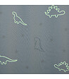 ATMOSPHERA - Rideau occultant Bleu avec Dinosaures phosphorescents 140 x 250 cm - vignette